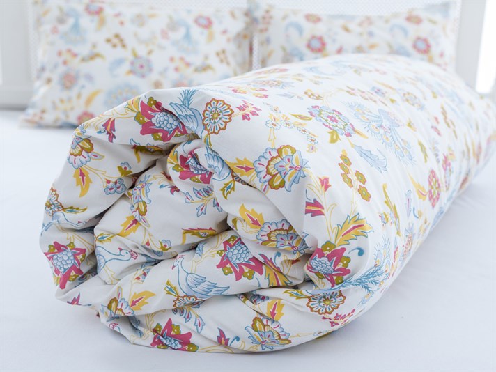 păun Cu Bumbac Single Lenjerie De Pat 160x220 cm Roz
