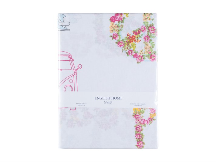 pace Cu Bumbac Double Lenjerie De Pat 200x220 cm Roz
