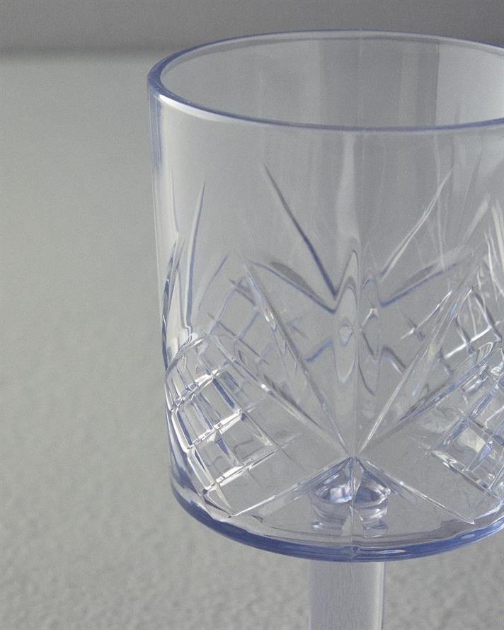 Pahar, Olivia, acril antișoc, 340 ml, transparent