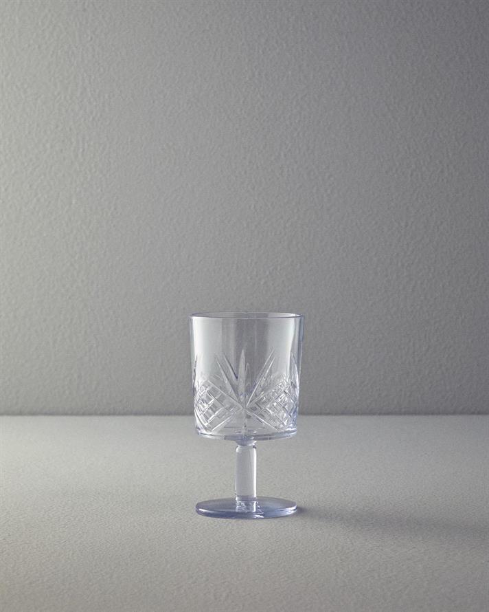 Pahar, Olivia, acril antișoc, 340 ml, transparent