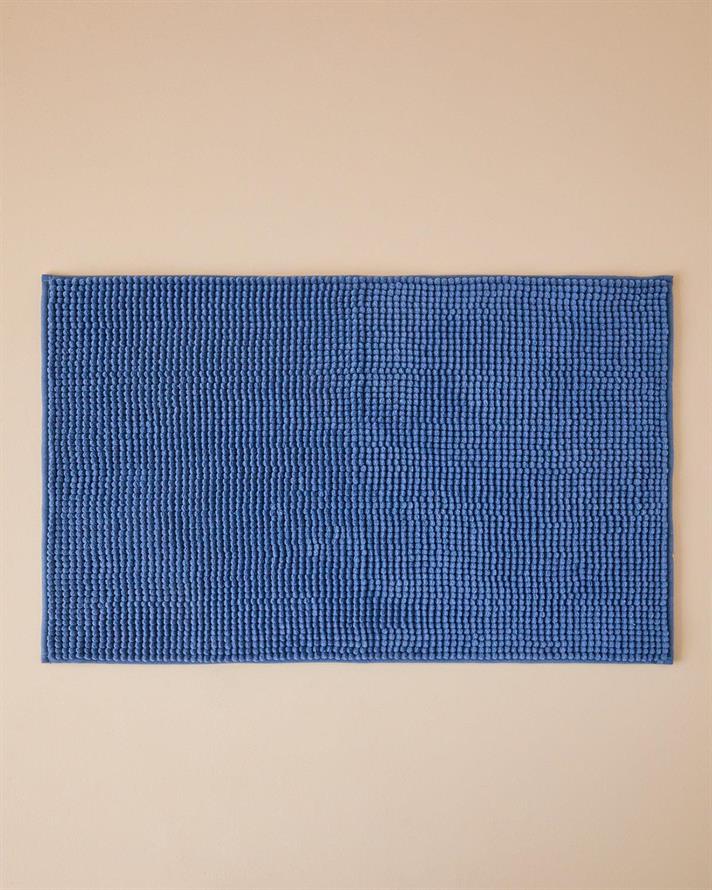 Paige Poliester Paste Covoraș De Baie 50x80 cm Albastru