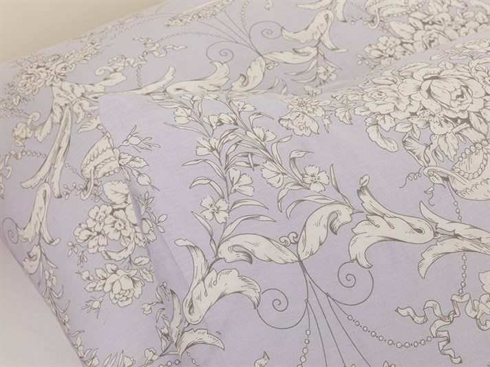Palais Roses Cu Bumbac Cu 2 Piese Față De Pernă 50x70 cm Lila