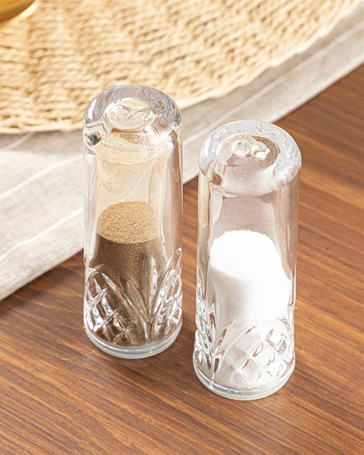 Palle Glass Salt And Pepper Shak 11 cm Transparent