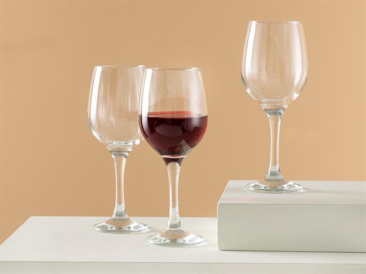 Palma Glass 3 Pcs Champangne Glass 300 ml Transparent