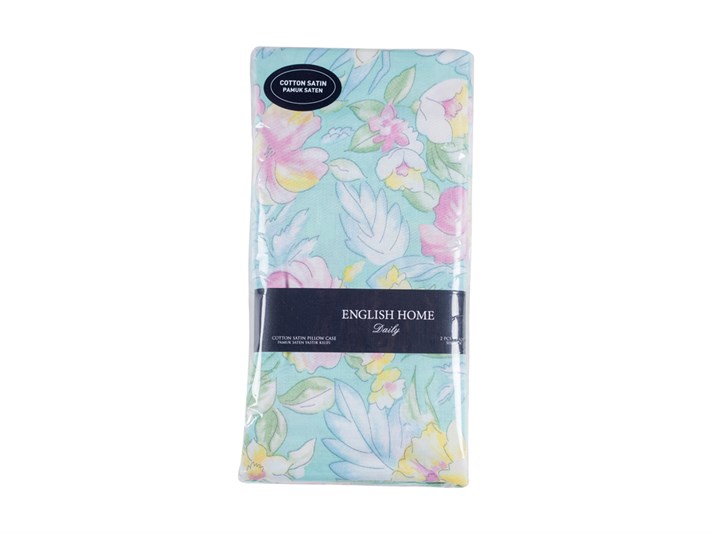 Paloma Bumbac Satinat Cu 2 Piese Față De Pernă 50x70 cm Turcoaz