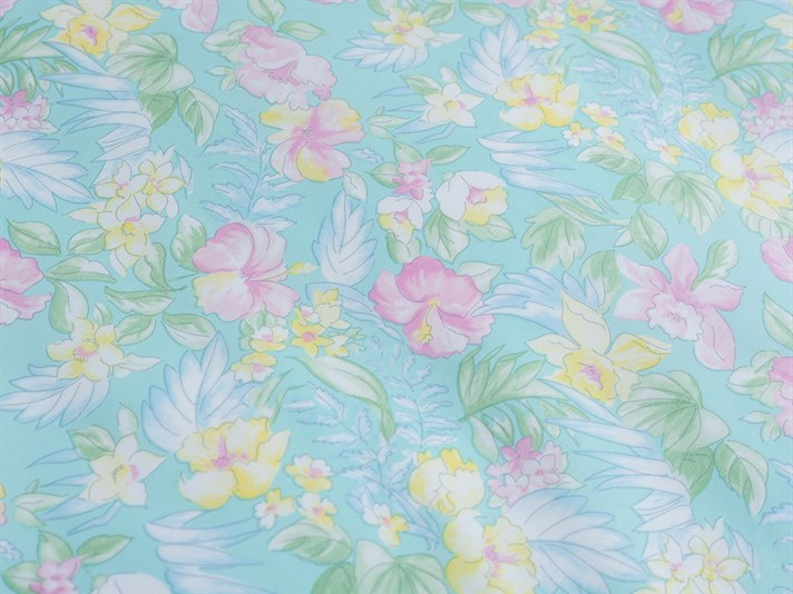Paloma Bumbac Satinat Double Lenjerie De Pat 200x220 cm Turcoaz