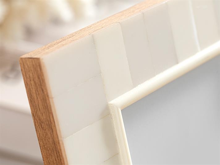 Ramă foto, Pamira, acril, 10x15 cm, crem