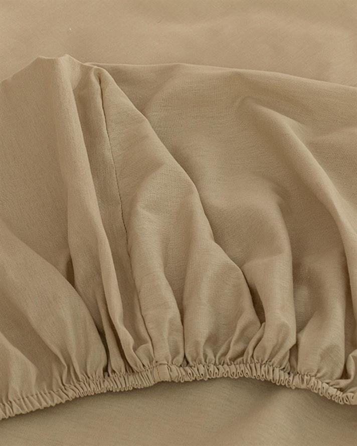 Pampas Bumbac Single Set Lenjerie De Pat 160x220 cm Bej