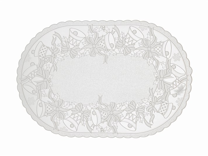 panglică Vinil Placemat Masă 30x45 cm Alb