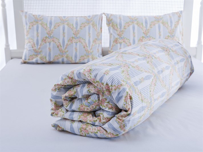 Panglică trandafir Cu Bumbac Single Lenjerie De Pat 160x220 cm Somon