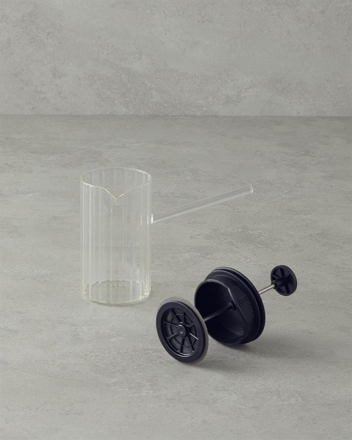 pansea Borosilicat Presă Franceză 450 ml Negru