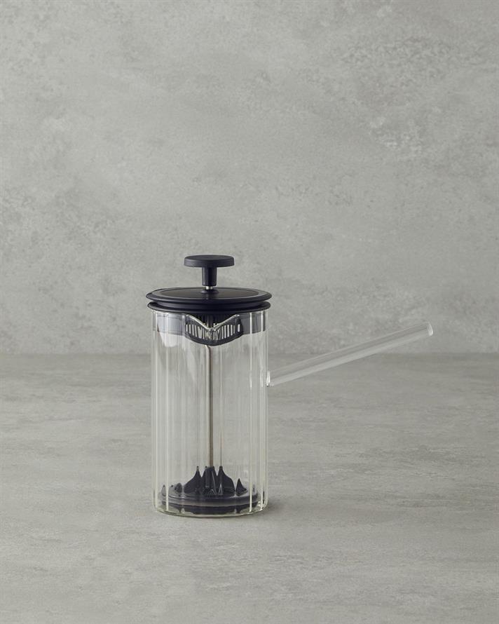 pansea Borosilicat Presă Franceză 450 ml Negru