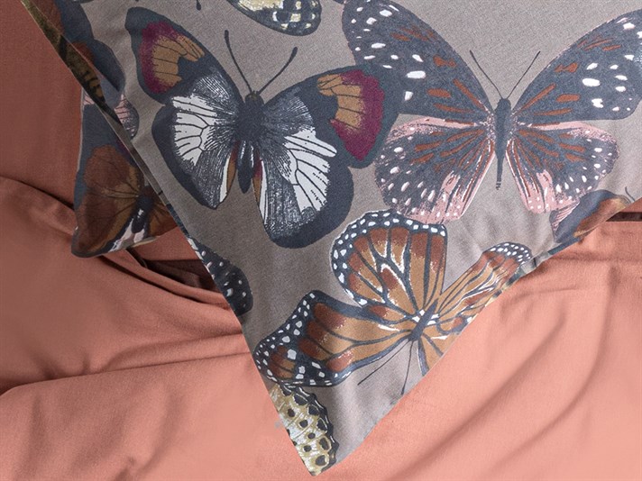 Papilions Cu Bumbac Cu 2 Piese Față De Pernă 50x70 cm Verde