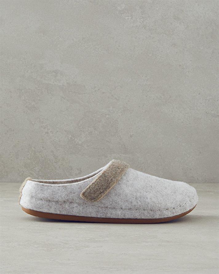 Papuci de casa, dama, Carol, poliester, masura 36, gri