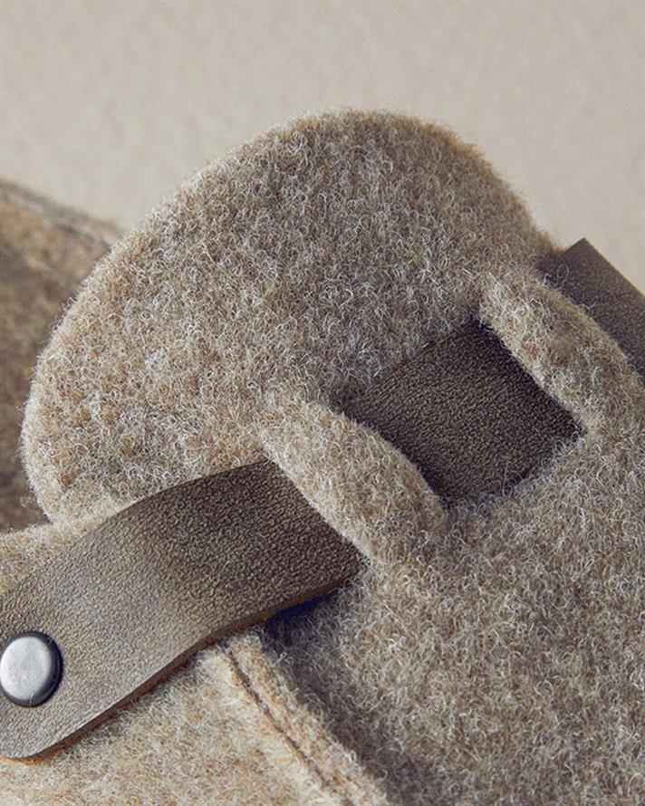 Papuci de casa, pentru barbati, Valley, poliester, masura 44, bej