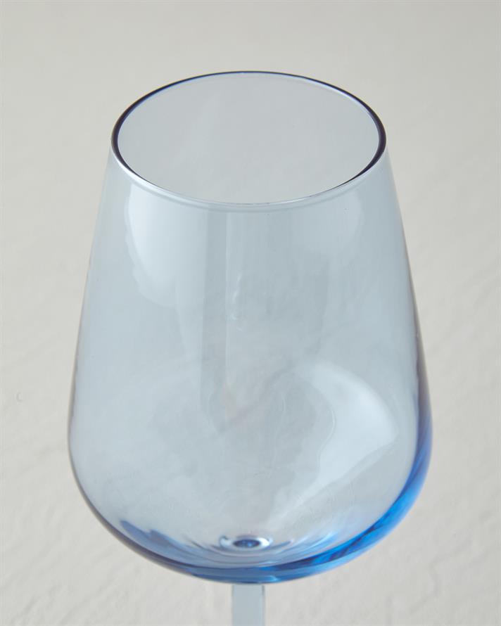 paradis Sticlă Cu 3 Piese Pahar De Vin 350 ml Albastru