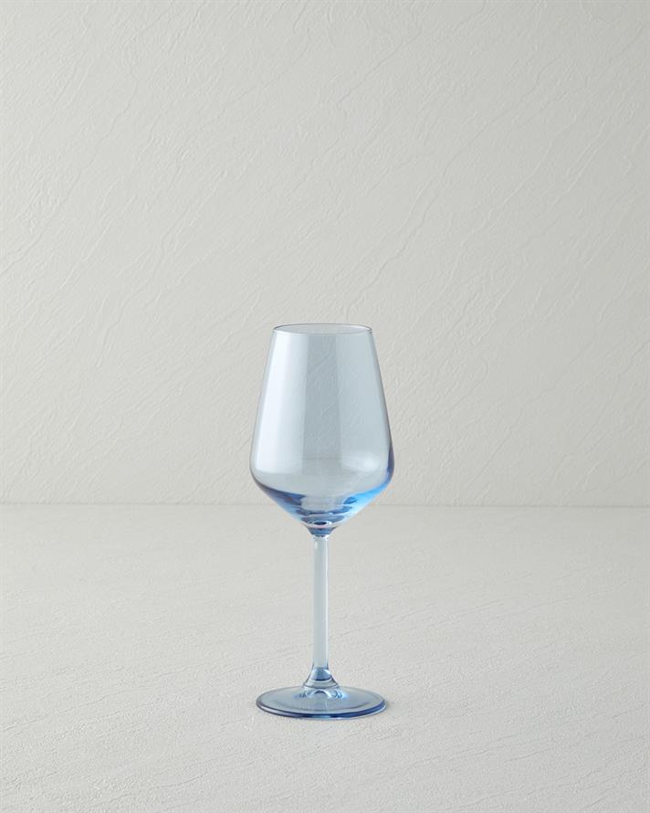 paradis Sticlă Cu 3 Piese Pahar De Vin 350 ml Albastru