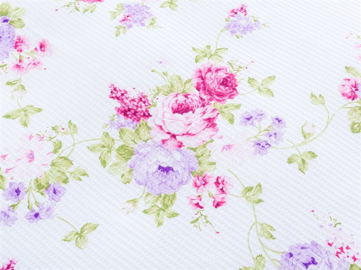 Paradisul s-a ridicat  Cu imprimeu Persoană dublă  SET CUVERTURĂ 200x220 cm Fuschia