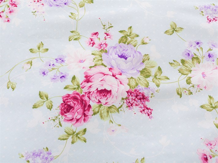Paradisul s-a ridicat Cu Bumbac Double Lenjerie De Pat 200x220 cm Fucsia