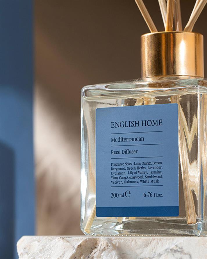 Parfum De Cameră Cu Bețișoare, Mediterranean, 200 ml, Aromă Florală-Fructată