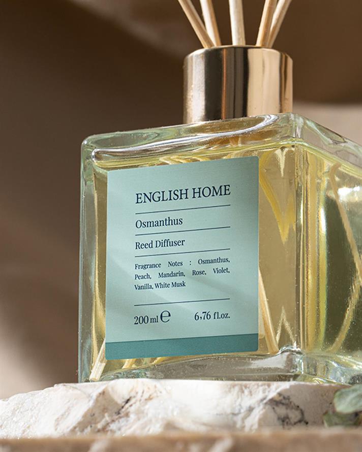 Parfum De Cameră Cu Bețișoare, Osmantus, 200 ml, aromă floral-fructată