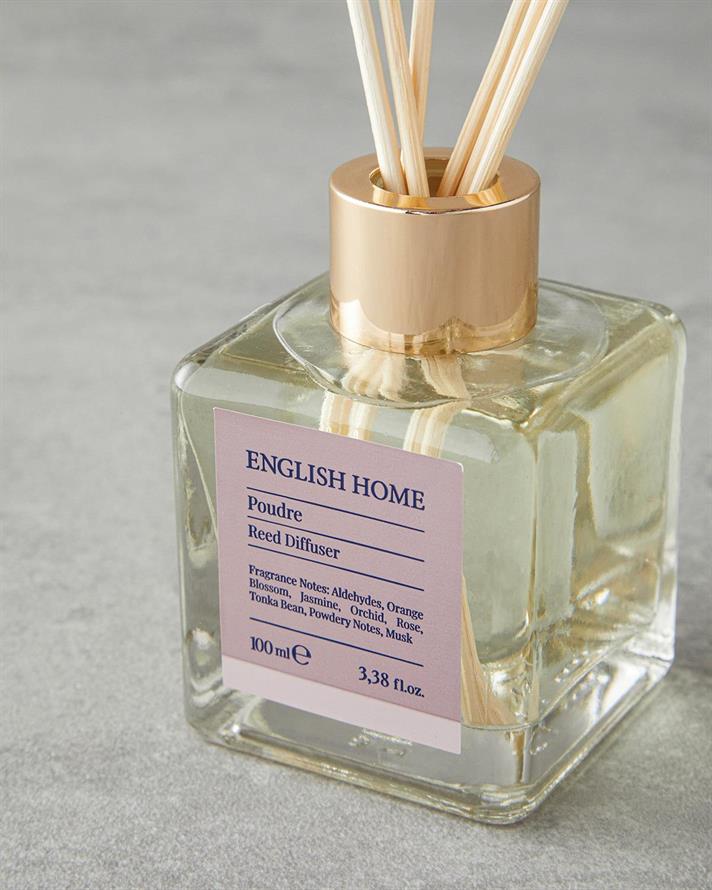 Parfum De Cameră Cu Bețișoare, Poudre, 100 ml, aromă citric-florală cu note de mosc