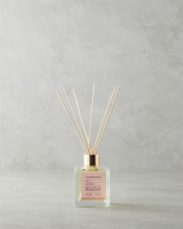 Parfum De Cameră Cu Bețișoare, Pure, 200 ml, aromă fructată-florală-lemnoasă