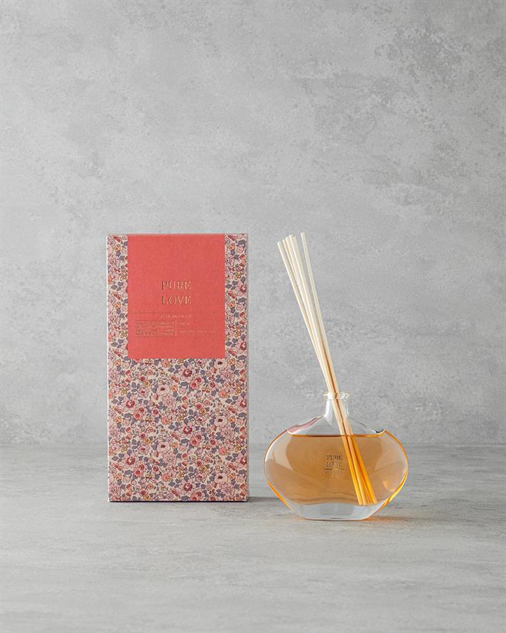 Parfum De Cameră Cu Bețișoare, Pure love, 100 ml, Aromă citric-florală cu note de ambră