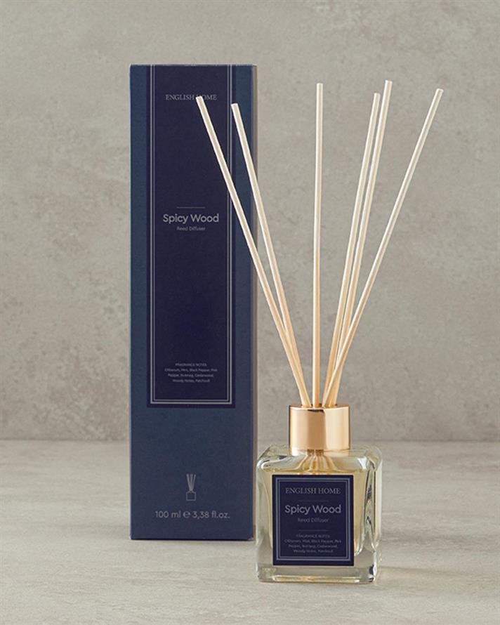 Parfum De Cameră Cu Bețișoare, Spicy Wood, 100 ml, Aromă Fresh