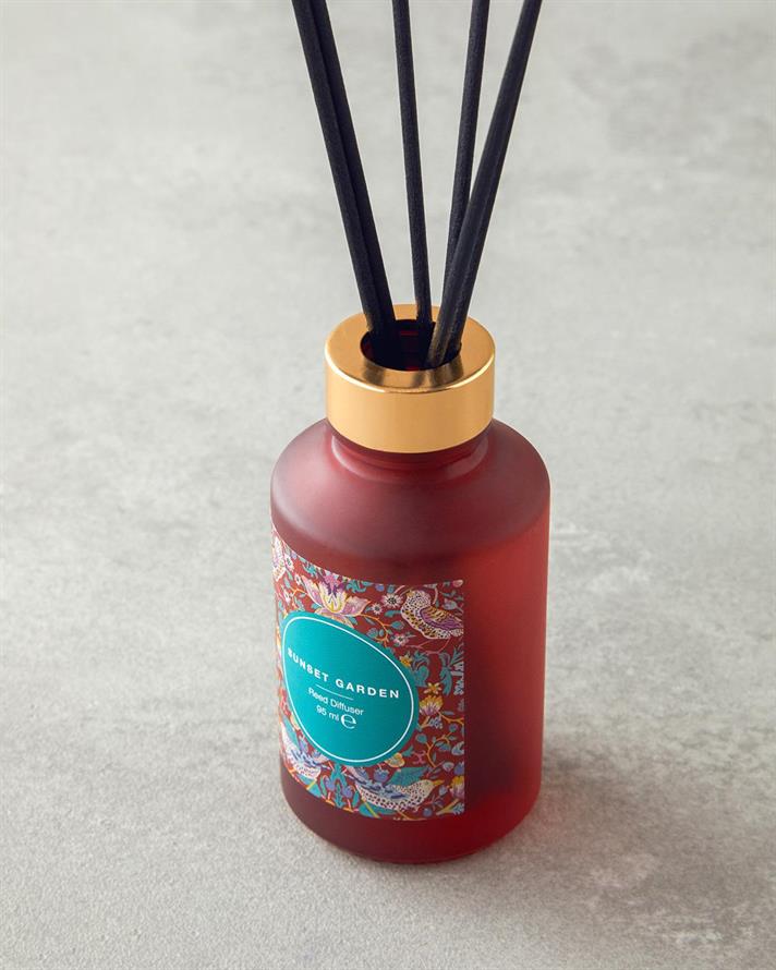 Parfum De Cameră Cu Bețișoare, Sunset Garden, 95 ml, aromă de citrice, bergamotă și caramel