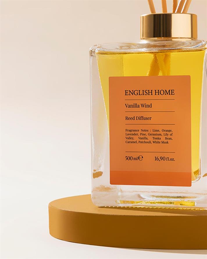 Parfum De Cameră Cu Bețișoare, Vanilla Wind, 500 Ml, Aromă vanilie