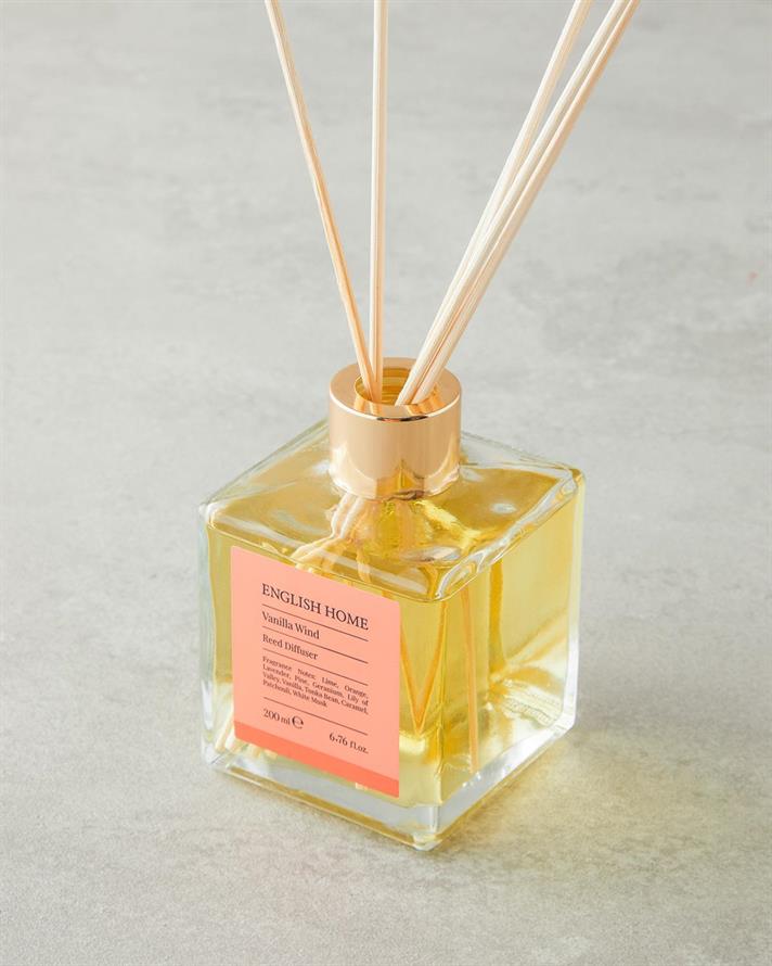 Parfum De Cameră Cu Bețișoare, Vanilla Wind, 200 ml, Aromă florală și fructată