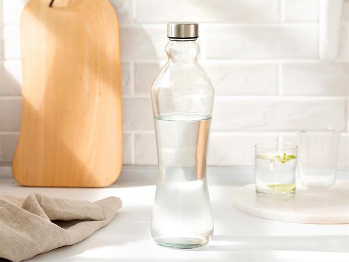 Parley Glass Bottle 1000 ml Transparent