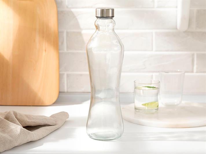 Parley Glass Bottle 1000 ml Transparent