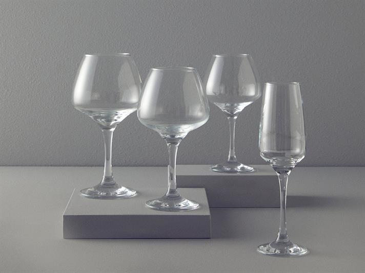 Set 2 Pahare de vin, Passion, sticlă, 290 ml, transparent