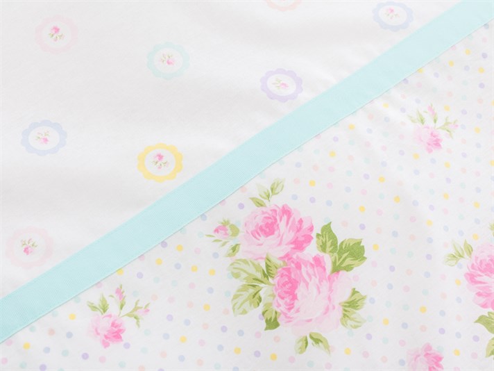 Pastel Lovers Cu Bumbac Double Lenjerie De Pat 200x220 cm Roz
