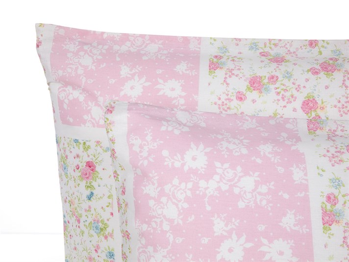 Patch Rosy Cottony Set 2  FAȚĂ DE PERNĂ 50x70 cm Pink