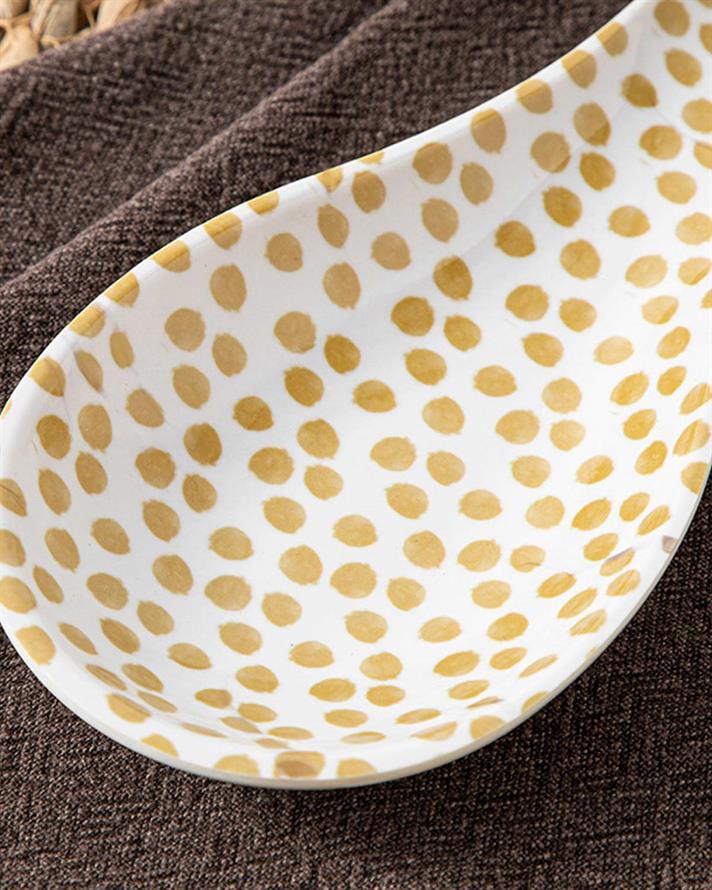 Pebbles Melamine Spoon Holder 23 cm Yellow