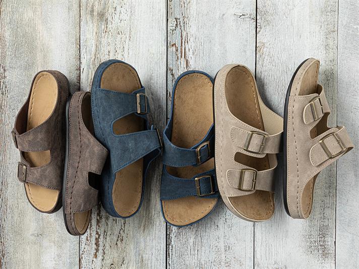 Pedro Piele Artificială Bărbat Papuci De Stradă 44 Bej