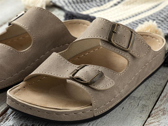 Pedro Piele Artificială Bărbat Papuci De Stradă 42 Bej