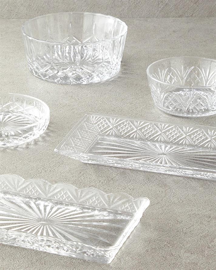 Bol, Pedro, sticla, 20 cm, transparent