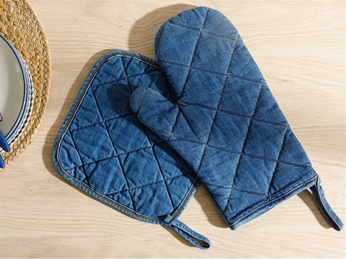 Peggy Bumbac 2 Set Set De Bucătărıe 20*20 - 19*30 Cm Aur