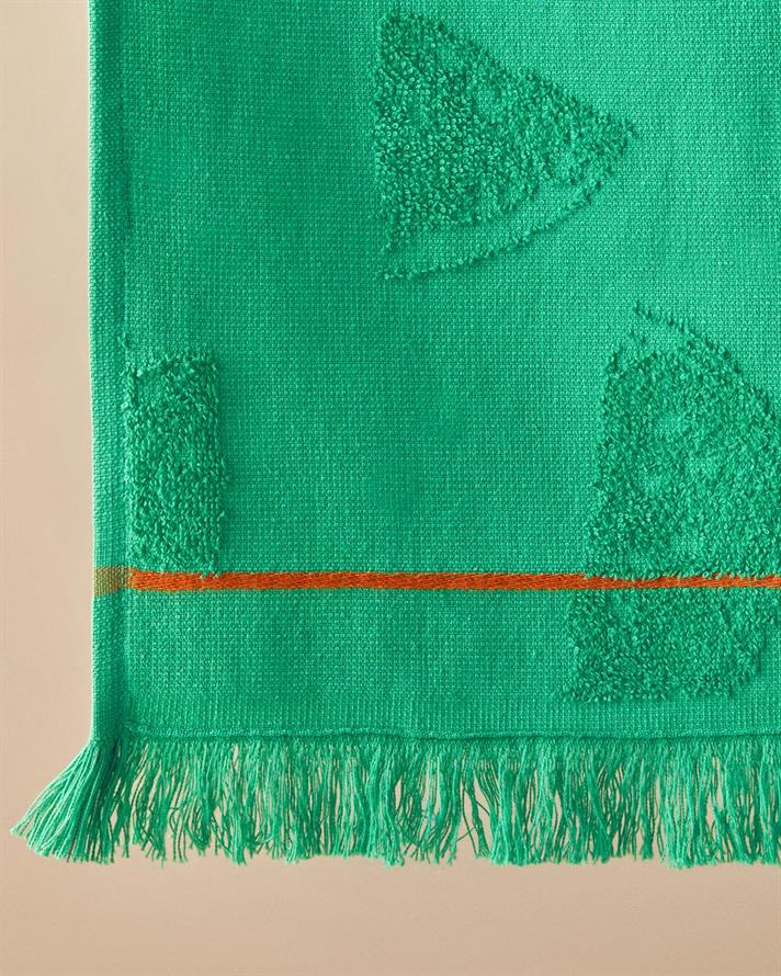 pepene verde Cu Bumbac Prosop De Plajă 70x140 cm Verde