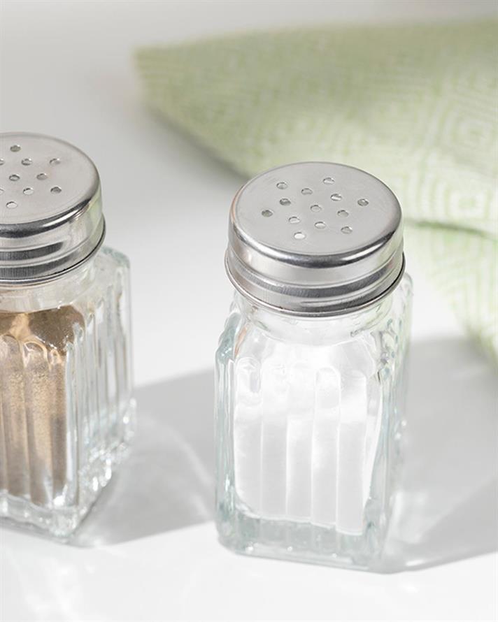Pera Sticlă Cu 2 Piese Solniță Sare - Piper 70 ml Transparent