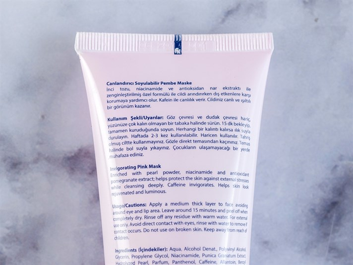 perla  MASCĂ CU DECOJIRE 100 ml Pink