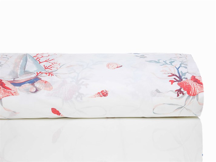 Perla de mare Cu Bumbac Double Lenjerie De Pat 200x220 cm Coral