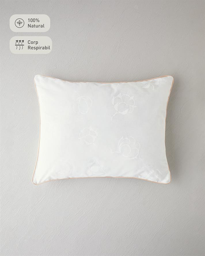 Pernă bebe, Comfy, 35x45 cm, 100% bumbac, alb
