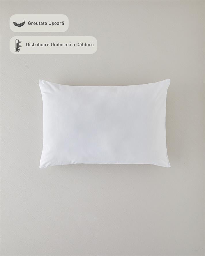 Pernă, Classic, poliester, 50x70 cm, alb
