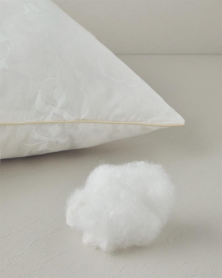 Pernă, Comfy, bumbac cu umplutură din microfibră, 50x70 cm, alb