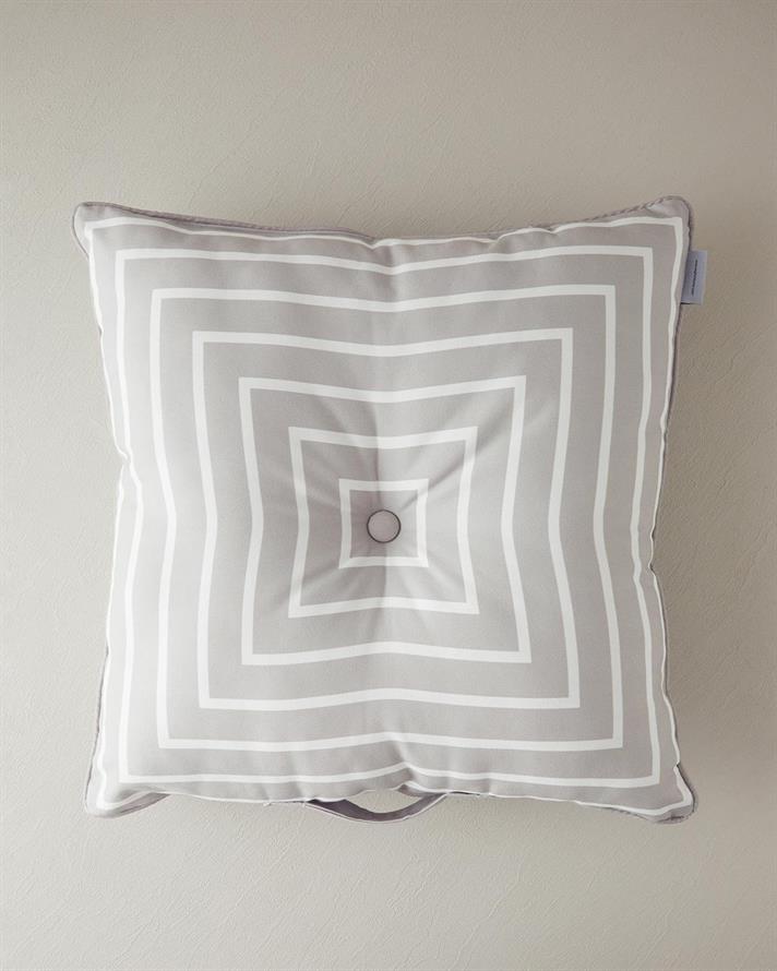 Pernă de podea, Southsea, bumbac-poliester, 60x60 cm, bej-ecru